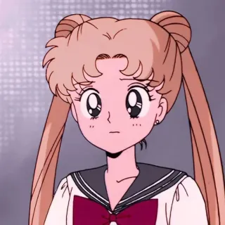 😓 Sailor Moon sailor moon, anime, cartoon, manga, character telegram sticker