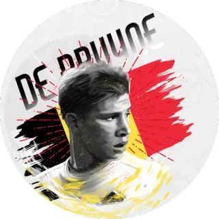 ⚽ Kevin De Bruyne DE BRUYNE Fußball, Fußball, Kevin De Bruyne, Sportler, Sport, Belgien telegram sticker