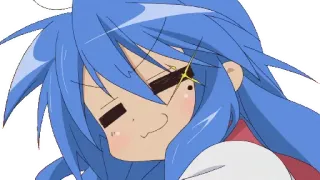 ✨ Anime, Chica, Lindo, Lucky Star telegram sticker