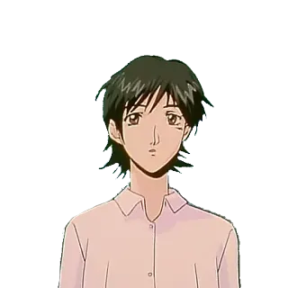 😥 anime, manga, character, person telegram sticker