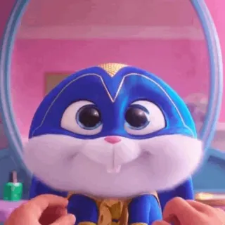 🐰 Snowball The Secret Life of Pets Cartoon, Hase, Tier, Süß, Haustier telegram sticker