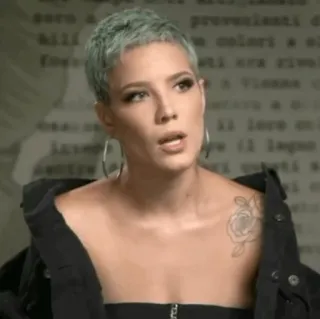 🔌 Halsey Sänger, Promi, Porträt, Frau, Musik, Person telegram sticker