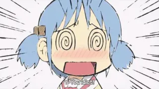 😵 Y-You idiot! anime, expressão, idiota, frustração, desenho animado telegram sticker