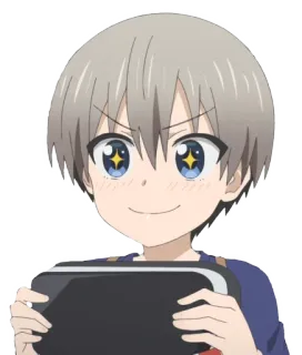🤩 Uzaki Hana Uzaki-chan Wants to Hang Out! Аниме, Манга, Милая, Девушка, Узаки, Uzaki-chan telegram sticker