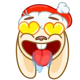 Christmas Bunny @TgEmojis telegram emojis 😍