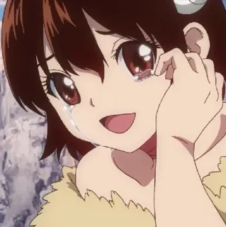 💈 Anime, weinen, Mädchen, Tränen, emotional telegram sticker