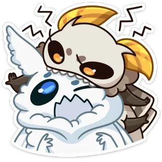 👹 carino, mostro, cartone animato, divertente telegram sticker
