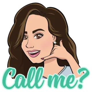 Demi lovato stikers telegram stickers