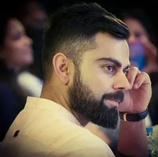 ❤️ Virat Kohli Virat Kohli, cricketer, athlete, sports, India, beard, portrait telegram sticker