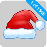 🎁 1 of 150K คริสต์มาส, หมวก, ซานต้า, ลิมิเต็ดอิดิชั่น, ของสะสม telegram sticker