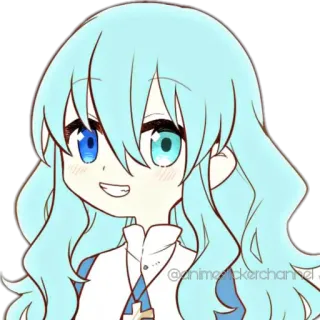 😁 @animestickerchannel Animé, Sticker, Dessin animé, Personnage, Art telegram sticker