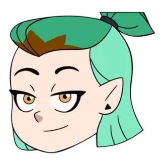 😏 Amity Blight The Owl House อมิตี้ ไบลท์, The Owl House, ดิสนีย์, แอนิเมชั่น, การ์ตูน telegram sticker