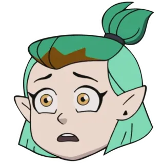😥 Amity Blight The Owl House การ์ตูน, แอนิเมชั่น, บ้านนกฮูก, อมิตี้ ไบลท์, ดิสนีย์ telegram sticker
