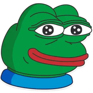 😂 Pepe the Frog Meme, Rana, Pepe, Internet, Verde, Dibujo animado, Sticker telegram sticker