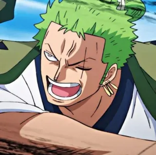 🌽 Zoro One Piece anime, one piece, zoro, roronoa zoro, swordsman, pirate telegram sticker