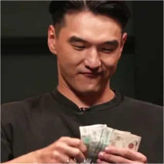 💵 dinheiro, dinheiro vivo, homem, riqueza telegram sticker