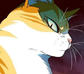 🐈 gato, animal, mascota, felino, dibujo animado telegram sticker