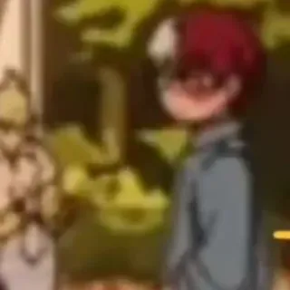 ❄️ Shoto Todoroki My Hero Academia Anime, Shoto Todoroki, My Hero Academia, Postać, Bohater telegram sticker