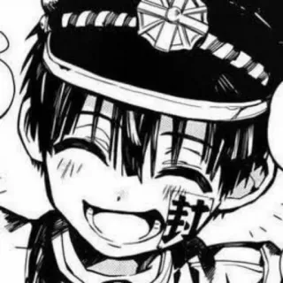 😆 Hanako Toilet-bound Hanako-kun anime, manga, ghost, school uniform, hanako, toilet-bound hanako-kun telegram sticker