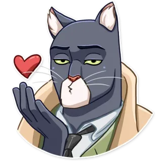 Blacksad telegram stickers