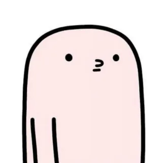 💎 Cartoon, Schattig, Personage, Kawaii, Blob telegram sticker
