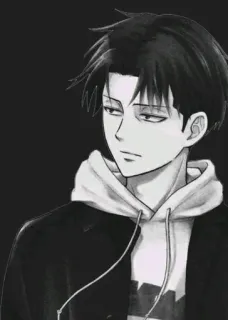 🤫 Levi Ackerman Attack on Titan anime, manga, levi, attack on titan, aot, character telegram sticker