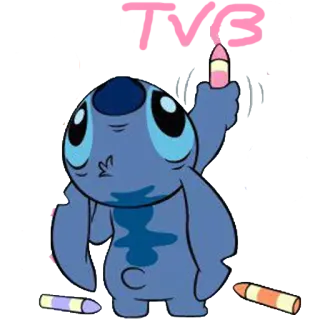 🤷 Stitch Disney, Lilo & Stitch, cartoon, character, alien telegram sticker