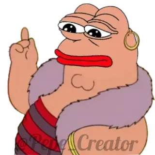 🐸 Pepe the Frog Pepe Creator pepe, grenouille, mème, geste offensant, doigt d'honneur, culture internet, dessin animé telegram sticker