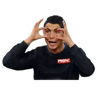 👀 Cristiano Ronaldo MATCH! fútbol, atleta, fútbol, deportes, celebridad whatsapp sticker