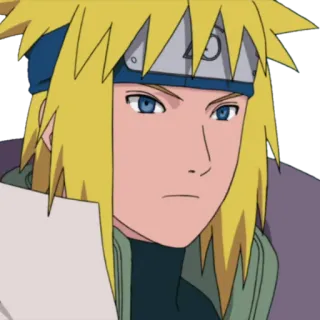 😕 Minato Namikaze Naruto Anime, Naruto, Minato, Hokage, Fulmine Giallo telegram sticker