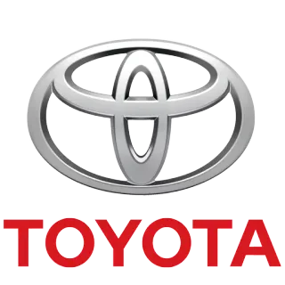 👍 TOYOTA машина, автомобиль, транспорт, логотип, Toyota, транспортное средство telegram sticker