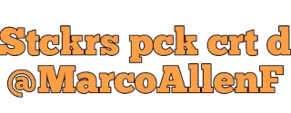 🖼️ Stckrs pck crt d
@MarcoAllenF stickers, pack, created, MarcoAllenF telegram sticker
