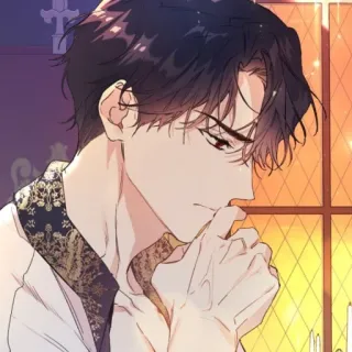 🛰 đàn ông, nhân vật, anime, manga, nghệ thuật, chân dung telegram sticker