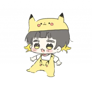 💛 Pikachu pikachu, pokemon, anime, cartoon, child whatsapp sticker
