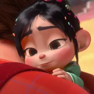👾 Vanellope von Schweetz Wreck-It Ralph Cartoon, Disney, Vanellope, Ralph reichts, Animation, Charakter whatsapp sticker