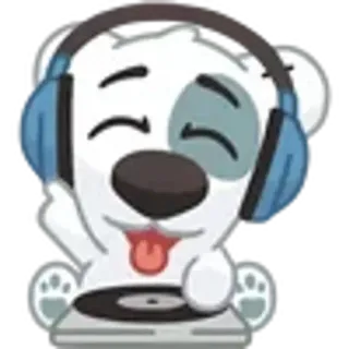 🎧 Buddy Buddy The Dog telegram sticker