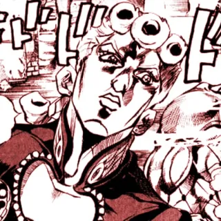 🧣 Giorno Giovanna JoJo's Bizarre Adventure Anime, Manga, JoJo's Bizarre Adventure, Giorno Giovanna, Personnage telegram sticker