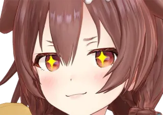 ✨ Inugami Korone Anime, Vtuber, Inugami Korone, Cane, Carino, Divertente, Ragazza whatsapp sticker