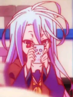 📸 Shiro No Game No Life Anime, Nhân vật, Shiro, No Game No Life whatsapp sticker