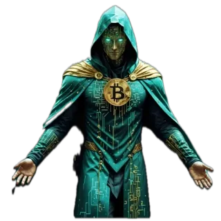 🫥 Bitcoin, Cripto, Criptomoneda, Moneda digital, Futurista, Tecnología, Tecnología telegram sticker
