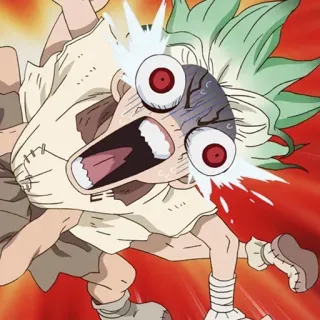 🧪 anime, shocked, surprise, cartoon telegram sticker