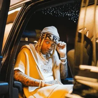 🔊 Lil Durk rapper, musician, singer, celebrity, Burberry telegram sticker