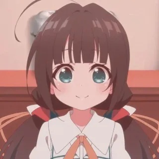 🍫 Anime, Menina, Bonito, Desenho animado, Personagem, Ilustração telegram sticker