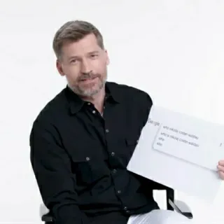 ⚜️ Jaime Lannister Game of Thrones who is nikolaj coster-waldau wife 니콜라이 코스터-왈도, 배우, 유명인, 왕좌의 게임, 제이미 라니스터 telegram sticker