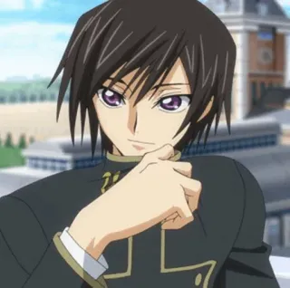 🥀 Lelouch Lamperouge Code Geass Anime, Manga, Lelouch, Code Geass, Personaggio, Personaggio Anime whatsapp sticker