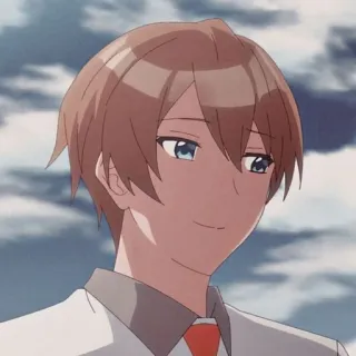 😞 Anime, Nam, Chân dung, Nhân vật, Minh họa telegram sticker