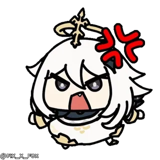 😡 Paimon Genshin Impact whatsapp sticker