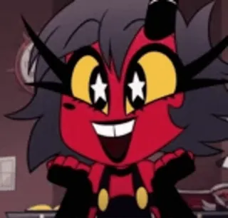 🤩 Millie Helluva Boss Millie, Helluva Boss, Kartun, Iblis, Animasi telegram sticker