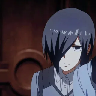 🐰 Touka Kirishima Tokyo Ghoul Аниме, Манга, Тёмное фэнтези, Гуль, Тоука Киришима, Токийский гуль telegram sticker