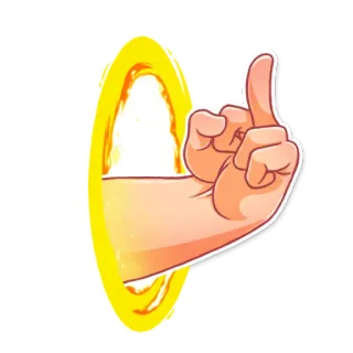 🖕 middle finger, portal, offensive, gesture, cartoon, hand telegram sticker